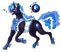 Size: 1125x964 | Tagged: safe, artist:bijutsuyoukai, oc, oc only, oc:sundown serenade, pony, unicorn, clothes, female, glasses, magical lesbian spawn, mare, offspring, parent:nightmare rarity, parent:sapphire shores, simple background, solo, transparent background