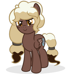 Size: 9375x9375 | Tagged: safe, artist:besttubahorse, oc, oc only, oc:sweet mocha, pegasus, pony, 2018 community collab, absurd resolution, confident, cute, derpibooru community collaboration, female, freckles, simple background, solo, transparent background, vector