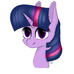 Size: 1750x1750 | Tagged: safe, artist:kraget, twilight sparkle, bust, portrait, simple background, solo, transparent background