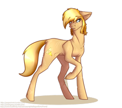 Size: 1131x1004 | Tagged: safe, artist:rimmi1357, pony, link, male, one hoof raised, ponified, raised hoof, scar, simple background, the legend of zelda, the legend of zelda: breath of the wild, transparent background