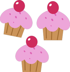 Size: 4096x4220 | Tagged: safe, artist:parclytaxel, cup cake, .svg available, absurd resolution, cutie mark, cutie mark only, no pony, simple background, transparent background, vector