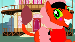 Size: 1280x720 | Tagged: safe, edit, edited screencap, screencap, cartoon network, devil, him, ponified, recolor, solo, the powerpuff girls, town hall