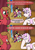 Size: 850x1200 | Tagged: safe, artist:ladyanidraws, derpibooru import, apple bloom, scootaloo, sweetie belle, oc, oc:band-aid, oc:pun, earth pony, pegasus, pony, unicorn, ask, ask pun, clothes, cutie mark crusaders, female, mare, pun, show stopper outfits