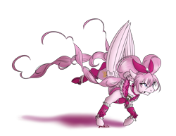 Size: 1000x772 | Tagged: safe, artist:kourabiedes, pegasus, pony, crossover, cure melody, hibiki hojo, ponified, simple background, solo, suite precure, transparent background