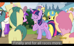 Size: 1920x1200 | Tagged: safe, screencap, twilight sparkle, twilight sparkle (alicorn), alicorn, pony, fame and misfortune, flawless, meme, youtube caption