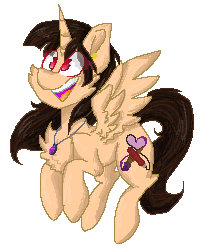 Size: 200x250 | Tagged: safe, artist:teaandsheep, oc, oc only, oc:spring beauty, alicorn, alicorn oc, pixel art, simple background, transparent background