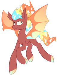 Size: 1384x1815 | Tagged: safe, artist:aegann, oc, oc only, bat pony, simple background, solo, transparent background