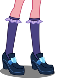 Size: 1737x2216 | Tagged: safe, derpibooru import, lemon zest, equestria girls, clothes, high heels, kneesocks, legs, pictures of legs, school uniform, shoes, simple background, socks, solo, transparent background, vector