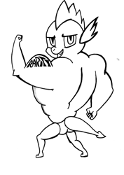 Size: 2308x3268 | Tagged: safe, derpibooru import, spike, dragon, beefspike, courage the cowardly dog, grin, implied rarity, leg day, male, monochrome, rear view, sketch, smiling, solo, swimming trunks