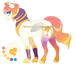 Size: 1000x842 | Tagged: safe, artist:bijutsuyoukai, oc, oc only, oc:sunset stitch, earth pony, pony, female, mare, offspring, parent:princess cadance, parent:shining armor, parents:shiningcadance, simple background, solo, transparent background, watermark