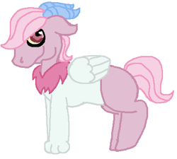 Size: 417x375 | Tagged: safe, artist:glamgoria-morose, oc, oc only, oc:tumult, interspecies offspring, offspring, parent:discord, parent:pinkie pie, parents:discopie, solo