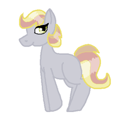 Size: 374x348 | Tagged: safe, artist:glamgoria-morose, oc, oc only, oc:sugarcube, earth pony, pony, magical lesbian spawn, offspring, parent:applejack, parent:limestone pie, parents:applestone, solo