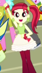 Size: 194x340 | Tagged: safe, screencap, rose heart, eqg summertime shorts, equestria girls, steps of pep, cropped