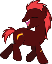 Size: 4063x4951 | Tagged: safe, artist:fallingcomets, derpibooru import, oc, oc:fire bomb, earth pony, pony, absurd resolution, male, simple background, solo, stallion, transparent background, vector