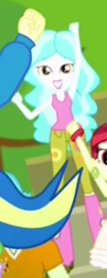 Size: 165x425 | Tagged: safe, screencap, paisley, eqg summertime shorts, equestria girls, steps of pep, cropped