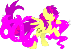 Size: 5656x3882 | Tagged: safe, artist:anonymousnekodos, oc, oc only, oc:shockwave, pegasus, pony, high res, lineless, minimalist, modern art, solo