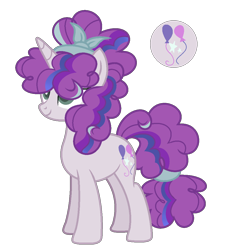 Size: 992x1076 | Tagged: safe, artist:shining-omega, derpibooru import, oc, oc:star balloon, pony, unicorn, female, magical lesbian spawn, mare, offspring, parent:pinkie pie, parent:starlight glimmer, parents:glimmerpie, simple background, solo, transparent background