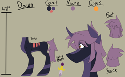 Size: 2576x1600 | Tagged: safe, artist:moonakart13, artist:moonaknight13, oc, oc only, unicorn, cutie mark, princess, princess oc, reference sheet