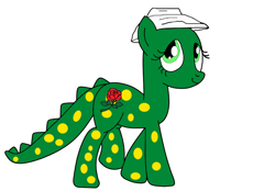 Size: 1024x711 | Tagged: safe, artist:didgereethebrony, pony, dorothy the dinosaur, ponified, solo, the wiggles