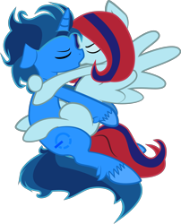 Size: 2721x3372 | Tagged: safe, artist:deployer, artist:deployerfullgeek, artist:donnie-moon, artist:lullabyprince, derpibooru import, oc, oc:chipset, oc:ren, base used, couple, cute, kissing, oc couple, oc x oc, shipping, simple background, transparent background