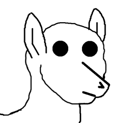 Size: 406x438 | Tagged: artist needed, safe, derpibooru import, 1000 hours in ms paint, 4chan, meme, ms paint, npc, npc meme, wat, wojak