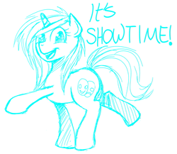 Size: 681x591 | Tagged: safe, artist:heart-of-stitches, oc, oc only, pony, unicorn, female, mare, monochrome, sketch, solo