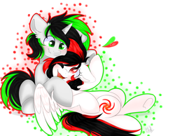 Size: 5854x4554 | Tagged: safe, artist:bl--blacklight, oc, oc only, oc:litch, oc:ray scratch, pegasus, pony, unicorn, absurd resolution, cute, female, hug, male, mare, oc x oc, ritch, shipping, simple background, smiling, stallion, straight