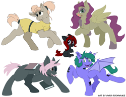 Size: 1280x989 | Tagged: safe, artist:digoraccoon, oc, oc only, bat pony, pony, clothes, eyepatch