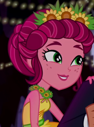 Size: 602x817 | Tagged: safe, screencap, gloriosa daisy, equestria girls, legend of everfree, cropped, crystal gala