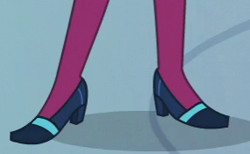 Size: 285x175 | Tagged: safe, screencap, principal abacus cinch, equestria girls, friendship games, clothes, cropped, legs, pictures of legs, shoes