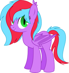 Size: 4512x4816 | Tagged: safe, artist:cyanlightning, oc, oc only, oc:fauna joy, bat pony, .svg available, 2018 community collab, absurd resolution, bat pony oc, cute, derpibooru community collaboration, fangs, female, looking at you, mare, ocbetes, simple background, solo, transparent background, vector