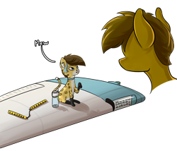 Size: 2048x1754 | Tagged: safe, artist:twitchy rudder, oc, oc only, oc:twitchy rudder, cat, male, plane, solo