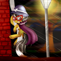 Size: 1861x1861 | Tagged: safe, artist:lixthefork, a.k. yearling, daring do, escape, jail, jailbreak, solo