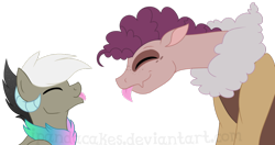 Size: 1146x603 | Tagged: safe, artist:ipandacakes, oc, oc only, oc:kerfuffle, oc:kerfuffle (azerae), draconequus, hybrid, interspecies offspring, offspring, offspring's offspring, parent:discord, parent:princess celestia, parents:dislestia, simple background, tongue out, transparent background