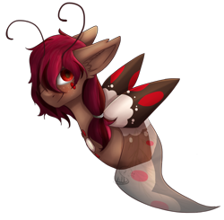 Size: 5376x5263 | Tagged: safe, artist:lastaimin, oc, oc only, original species, pony, absurd resolution, bust, female, grottoling, portrait, simple background, solo, terran, transparent background