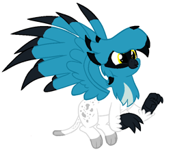 Size: 722x650 | Tagged: safe, artist:piñita, derpibooru import, oc, oc only, griffon, simple background, solo, vector, white background