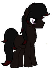 Size: 366x496 | Tagged: safe, artist:piñita, derpibooru import, oc, oc only, oc:night stalker, earth pony, pony, simple background, soldier, solo, vector, white background