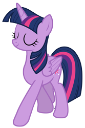 Size: 4723x7125 | Tagged: safe, artist:estories, twilight sparkle, twilight sparkle (alicorn), alicorn, pony, absurd resolution, eyes closed, female, mare, simple background, solo, transparent background, vector