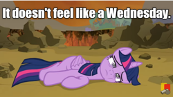 Size: 622x351 | Tagged: safe, edit, edited screencap, screencap, twilight sparkle, twilight sparkle (alicorn), alicorn, pony, twilight's kingdom, family guy, image macro, john goodman, meme, text