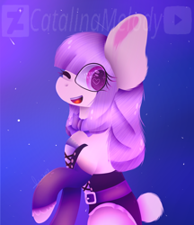 Size: 1242x1440 | Tagged: safe, artist:creadorachan, earth pony, pony, chuchu, clothes, female, mare, night, ponified, show by rock!!, solo