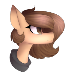 Size: 2800x3049 | Tagged: safe, artist:umiimou, oc, oc only, oc:tiffany, pony, bust, female, high res, mare, portrait, simple background, solo, transparent background