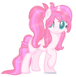 Size: 2020x2064 | Tagged: safe, artist:talentspark, derpibooru import, oc, oc:cherry blossom, pony, unicorn, female, mare, simple background, solo, transparent background