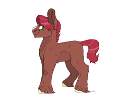 Size: 644x510 | Tagged: safe, artist:echabi, derpibooru import, oc, oc:big buck, earth pony, pony, blaze (coat marking), magical gay spawn, male, offspring, parent:big macintosh, parent:caramel, parents:caramac, simple background, solo, stallion, transparent background, unshorn fetlocks