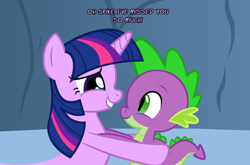 Size: 1048x692 | Tagged: safe, artist:navitaserussirus, spike, twilight sparkle, dragon, cropped, crying, female, male, shipping, straight, twispike