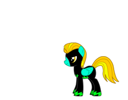 Size: 830x650 | Tagged: safe, artist:katmares, derpibooru import, lightning dust, pony creator, the washouts (episode), simple background, solo, the washouts, transparent background, washouts uniform