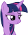 Size: 5535x6907 | Tagged: safe, artist:andoanimalia, derpibooru import, twilight sparkle, twilight sparkle (alicorn), alicorn, pony, the fault in our cutie marks, absurd resolution, female, mare, raised eyebrow, simple background, smiling, smug, smuglight sparkle, solo, transparent background, vector