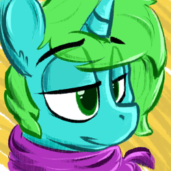 Size: 1000x1000 | Tagged: safe, artist:scritchy, derpibooru import, oc, oc:pixel bit, pony, holiday, icon, solo, winter