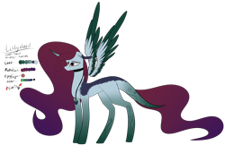 Size: 5403x3505 | Tagged: safe, artist:sweetmelon556, oc, oc only, oc:lilly cloud, alicorn, pony, colored wings, female, high res, mare, multicolored wings, reference sheet, solo