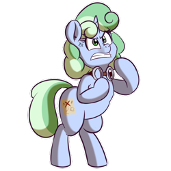 Size: 512x512 | Tagged: safe, artist:anibaruthecat, derpibooru import, oc, oc only, oc:sweetwater, pony, unicorn, angry, clenched teeth, expressions, female, filly, fite me, fury, goggles, rage, simple background, sticker, transparent background, vein, vein bulge