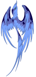 Size: 500x1050 | Tagged: safe, artist:virenth, oc, oc only, oc:nightshade, phoenix, night phoenix, simple background, solo, transparent background, vector
